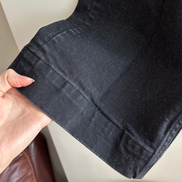 Everlane The Wide Leg Button-Fly Jeans, Black, Size 24 Regular - Picture 6 of 16